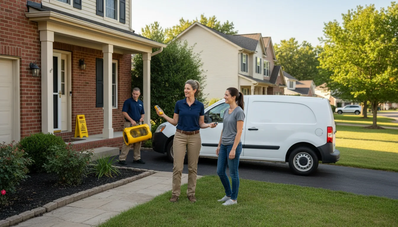 Water restoration image for Dehumidification And Cleanup Services in Currituck, NC